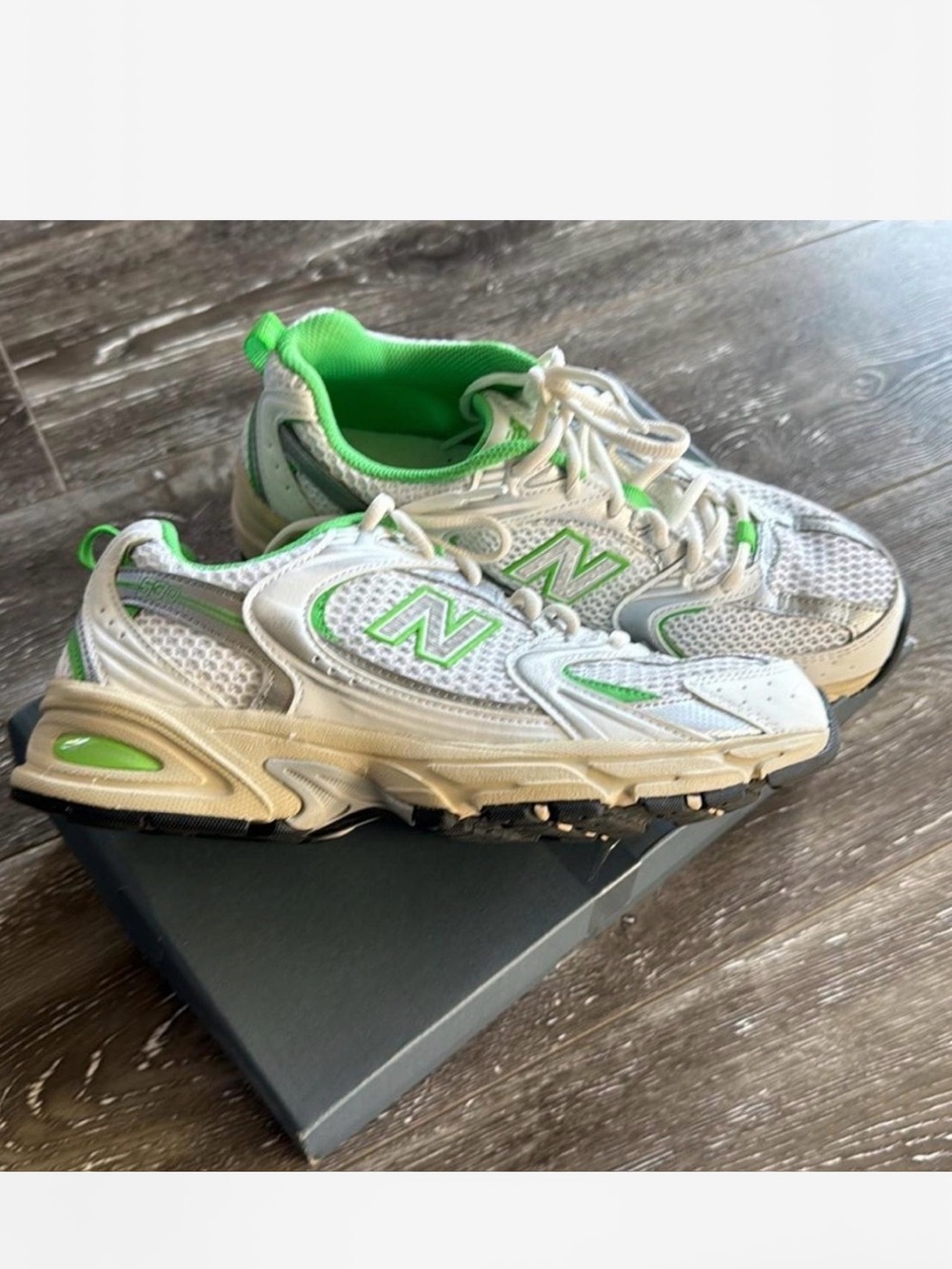 Mens New Balance 530 'WHITE PALM LEAF'